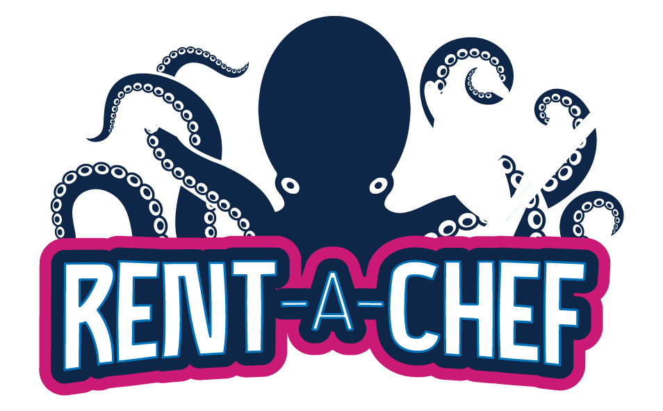 Ren-a-chef octopus illustration graphic white variant