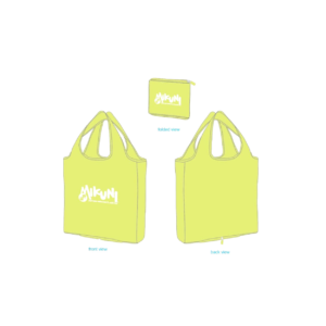 Mikuni green tote bag blueprint