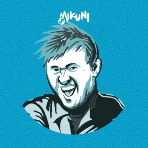 Mikuni trip-with-Taro graphic blue