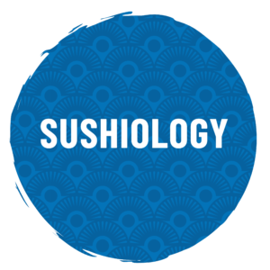 Sushiology graphic badge